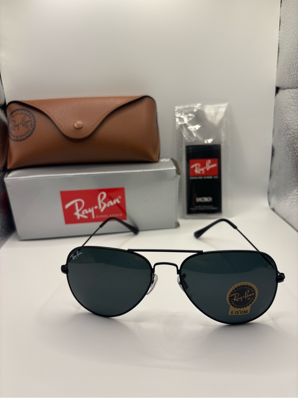 Ray-Ban Original Aviator black polarized Sunglasses